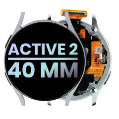 LCD Assembly Compatible For Samsung Galaxy Watch Active 2 (40MM) (WiFi Version) (Service Pack) (Silver)