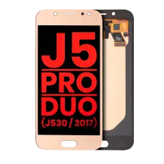 OLED Assembly Without Frame For Samsung Galaxy J5 / Pro / Duo (J530 / 2017) (Aftermarket Plus) (Gold)