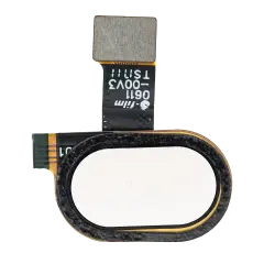 Home Button With Flex Cable Compatible For Motorola Moto E4 (XT1768 / 2017) / E4 Plus (XT1774 / 2017) (White)
