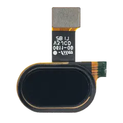 Home Button With Flex Cable Compatible For Motorola Moto E4 (XT1763 / 2017) / E4 Plus (XT1774 / 2017) (Black)