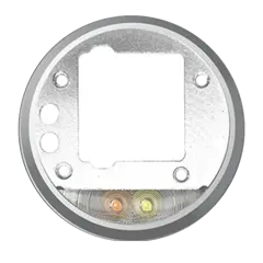 Back Camera Lens Bracket And Flash Defuser Compatible For Motorola Moto Z Droid (XT1650-01 / 2016) (Silver)