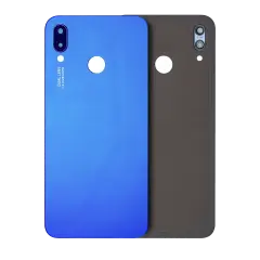 Back cover Glass With Camera Lens Compatible For Huawei P20 Lite (Blue)