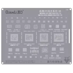 Bumblebee Stencil (QS506) Qualcomm CPU 06-Snapdragon 665 / 675-660-636-670 / 710-SM6125 / 6150 / SDM660 / 636 / 670 / 710 (Qianli)