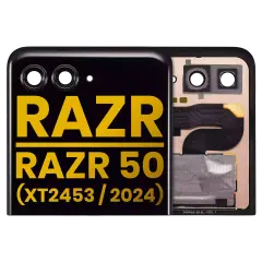 Outer OLED Assembly Without Frame For Motorola Razr 2024 / Razr 50 (XT2453 / 2024) /Razr 2025 / Razr 60 (XT2553 / 2025) (Refurbished) (All Colors)