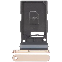 Single Sim Card Tray For Samsung Galaxy S25 / S25 Plus (Premium) (Pink Gold)