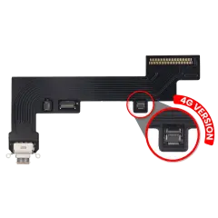 Charging Port Flex Cable Compatible For iPad Air 4 / iPad Air 5 (4G Version) (Premium) (Rose Gold)