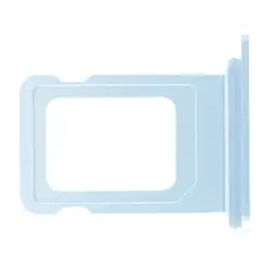 Single SIM Card Tray Compatible For iPhone 15 / 15 Plus (Genuine OEM) (Blue)