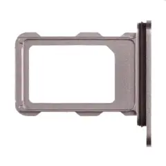 Single SIM Card Tray Compatible For iPhone 16 Pro / 16 Pro Max (Genuine OEM) (White Titanium)