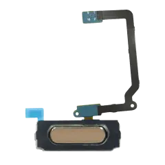 Home Button With Flex Cable Compatible For Samsung Galaxy S5 (Gold)