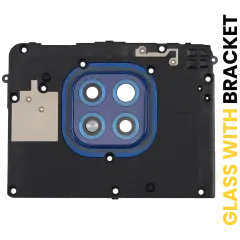 Back Camera Lens With Bracket Compatible For Motorola Moto G Power (XT2117 / 2021) (Blue)
