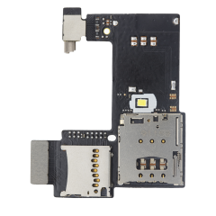 Sim Card Reader Flex With Board Compatible For Motorola Moto G2 (XT1068 / 2014) (Single Sim)