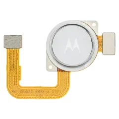 Fingerprint Reader With Flex Cable For Motorola Moto G Fast (XT2045 / 2020) (Genuine OEM) (Pearl White)