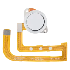 Fingerprint Reader With Flex Cable Compatible For Motorola Moto G Fast (XT2045-3 / 2020) (Pearl White)