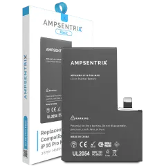 Replacement Battery Compatible For iPhone 16 Pro Max (AmpSentrix Basic)