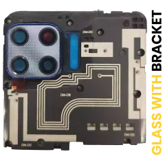 Back Camera Lens With Bracket Compatible For Motorola Moto G 5G Plus (XT2075 / 2020) (Surfing Blue)