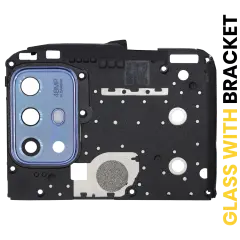 Back Camera Lens With Bracket Compatible For Motorola Moto G20 (XT2128 / 2021) (Breeze Blue)