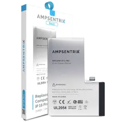 Replacement Battery Compatible For iPhone 16 Pro (AmpSentrix Basic)