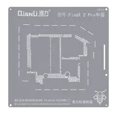 Bumblebee Stencil (QS134) For OPPO Find X2 Pro Middle Layered (Qianli)