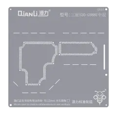 Bumblebee Stencil (QS122) For Samsung S20-G988U Middle Layer (Qianli)
