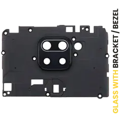 Back Camera Lens With Bracket / Bezel Compatible For Xiaomi Redmi Note 9 (All Colors)