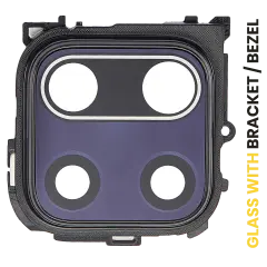 Back Camera Lens With Bracket / Bezel Compatible For Xiaomi Redmi Note 9 Pro (All Colors)