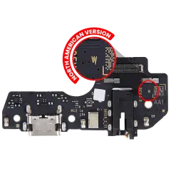 Charging Port Board With Headphone Jack Compatible For Samsung Galaxy A03S (A037U / 2021) (US Version) (Aftermarket Plus)