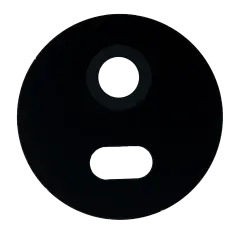 Back Camera Lens Compatible For Motorola Moto E4 (XT1763 / 2017) (Genuine OEM) (Black)