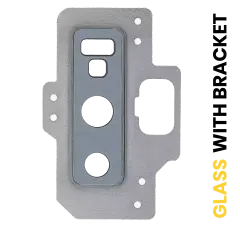 Back Camera Lens With Bracket / Bezel For Samsung Galaxy Note 9 (Cloud Silver)