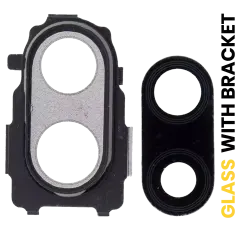 Back Camera Lens With Bracket Compatible For Xiaomi Redmi Note 7 / 7 Pro (Space Black)