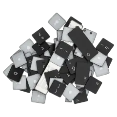 Keycap Compatible For MacBook Pro Unibody 13" / 15" / 17" (A1286 / A1278 / A1297 / Early 2019 / Mid 2009 / Mid 2010 / Early 2011 / Late 2011 / Mid 2012) (UK) (DARFON)