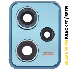 Back Camera Lens With Bracket / Bezel Compatible For Xiaomi Redmi Note 12 Pro 5G (Blue)