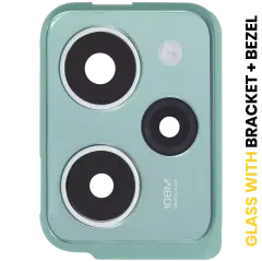Back Camera Lens With Bracket / Bezel Compatible For Xiaomi Redmi Note 12 Pro Speed (Green) / Poco X5 Pro 5G