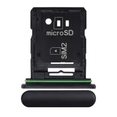 Dual Sim Card Tray For Sony Xperia 10 III (Black)