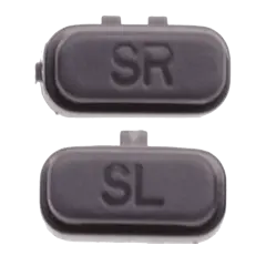 SR and SL Switch Button For Nintendo Switch Joy Con Controller (2 Piece Set) (Black)