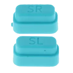 SR and SL Switch Button For Nintendo Switch Joy Con Controller (2 Piece Set) (Blue)