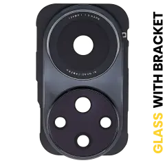 Back Camera Lens With Bracket Compatible For Honor 50 (Midnight Black)