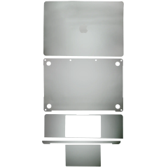 4in1 (Top, Bottom, Keyboard, Trackpad) Skin Compatible For MacBook Pro 13"(A1989 / Late 2018 / Early 2019) (A2159 / Mid 2019) (A1706 / Late 2016 / Mid 2017) (Space Gray)
