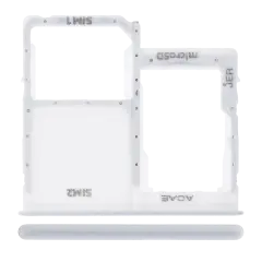 Single Sim Card Tray Compatible For Samsung Galaxy A31 (A315 / 2020) (Prism Crush White)