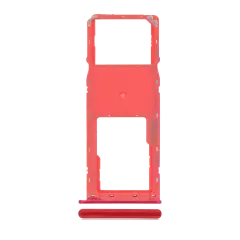 Single Sim Card Tray Compatible For Samsung Galaxy A10S (A107 / 2019) / A20S (A207 / 2019) (Red)