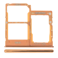 Dual Sim Card Tray Compatible For Samsung Galaxy A40 (A405 / 2019) (Coral)