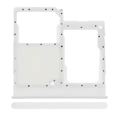 Single Sim Card Tray Compatible For Samsung Galaxy A20E (A202 / 2019) (White)