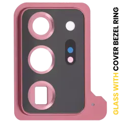 Back Camera Lens With Cover Bezel Ring For Samsung Galaxy Note 20 Ultra (Mystic Bronze)