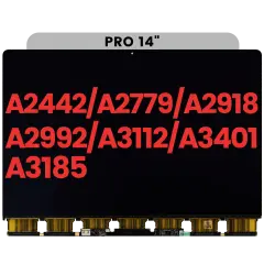LCD Panel Only Compatible For MacBook Pro 14" (A2442 / A2779 / A2918 / A2992 / A3112 / A3401 / A3185) (Compatible With All Years) (Aftermarket Plus)