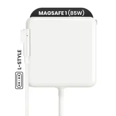 85W MagSafe 1 Power Adapter With Cable (L-Style) For MacBook (Aftermarket)