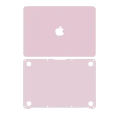 2 in 1 (Top and Bottom) Skin Compatible For  MacBook Retina 12" (A1534 / Early 2015 / Early 2016 / Mid 2017) (Rose Gold)