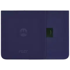 Back Cover Glass Compatible For Motorola Razr Plus / Razr 50 Ultra (XT2451 / 2024) (Genuine OEM) (Midnight Blue)