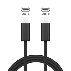 Thunderbolt 4 USB-C To USB-C Cable (3ft.) Compatible For MacBook / iMac / Mac (OEM Pull Grade: A)