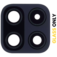 Back Camera Lens (Glass Only) With Adhesive Compatible For Samsung Galaxy F42 5G (E426 / 2021) (Matte Black)