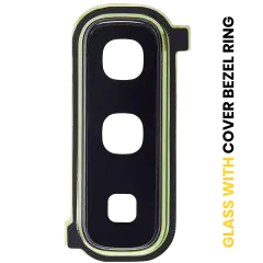 Back Camera Lens With Cover Bezel Ring Compatible For Samsung Galaxy Fold 4G (F900) / Fold 5G (F907) (Martian Green)