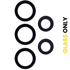 Back Camera Lens (Glass Only) With Adhesive Compatible For Samsung Galaxy A32 (A325 / 2021) / A32 5G (A326 / 2021)